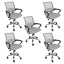 Ver imagem 1 de Kit 5 Cadeiras Escritório Diretor Giratória com Relax Tok 3310
