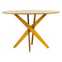 Ver imagem 4 de Mesa de Jantar Redonda Madeira Maciça 4 Lugares 100cm Lisboa