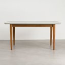 Ver imagem 7 de Mesa de Jantar 6 Lugares 160cm com Tampo MDF e Vidro Tangará CabeCasa MadeiraOriginals