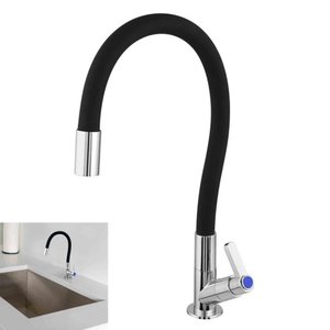 Torneira Cozinha Silicone Flexivel 360 Bancada Articulado Mesa Pia Gourmet Metal Cromado