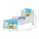 Ver imagem 2 de Cama Infantil Ursinho Patrulheiro Proteção Lateral Colchão Incluso