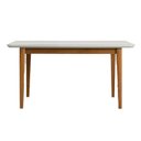 Ver imagem 7 de Mesa de Jantar 6 Lugares 180cm com Tampo MDF e Vidro Tangará CabeCasa MadeiraOriginals Marrom