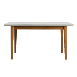 Mesa de Jantar 6 Lugares 180cm com Tampo MDF e Vidro Tangará CabeCasa MadeiraOriginals - 7 Mesa de Jantar 6 Lugares 180cm com Tampo MDF e Vidro Tangará CabeCasa MadeiraOriginals - 7