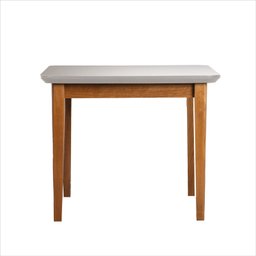 Mesa de Jantar Quadrada 4 Lugares 95cm Tampo MDF e Vidro Tangará CabeCasa MadeiraOriginals - 2 Mesa de Jantar Quadrada 4 Lugares 95cm Tampo MDF e Vidro Tangará CabeCasa MadeiraOriginals - 2