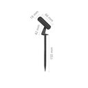 Ver imagem 3 de Espeto para Jardim Astraled Elix LED 15cm Alto Irc 90 2W Bivolt Preto
