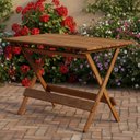 Ver imagem 1 de Mesa Dobrável 120x70cm em Madeira Nobre Maciça