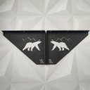 Ver imagem 7 de Mãos Francesas Pretas Ornamentadas em Aço Urso 20cm Decorativas Zarg