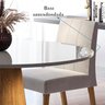Conjunto Sala de Jantar Mesa 110x110cm Vidro com 4 Cadeiras Jasper Cristal  - 9