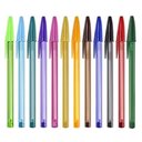 Ver imagem 2 de Kit Caneta Esferográfica Cristal Fashion 9308871 1.2mm 12 Cores - Bic