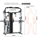 Ver imagem 6 de Estação Funcional Trainer Athletic 2400MS c/ 67,5kg