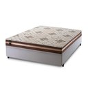 Ver imagem 5 de Conjunto Cama Box Espuma Espuma Chicago Marrom Casal 138x188x57