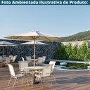 Ver imagem 4 de Base para Ombrelone Central Fratini Quadrado em Plástico (hdpe) Cor Preto