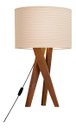 Ver imagem 2 de Abajur Luminária de Mesa Sala Quarto com Cúpula Paris - Bege
