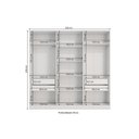 Ver imagem 2 de Guarda-roupa 6 Portas 4 Gvt Kappesberg Adapt Branco-nogueira