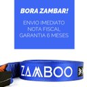 Ver mais imagens de Slackline Zamboo Kit ExtremeLine 30m x 50mm Azul Com Catraca Reforçada, BackUp e Protetores Suporta 