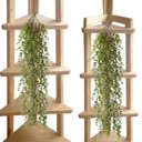 Ver imagem 6 de Kit 2 Pendentes de Eucalipto Artificial Realista 87 cm Folhagem Permanente para Decoração