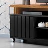 Bancada HB Móveis Briz 1.8 Para TV Até 70" Preto/Carvalho - 3