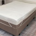 Ver imagem 7 de Pillow Top Viúva Dupla Face 200 Fios 6cm 700g/m² 128x188cm Branco