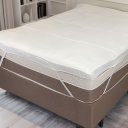 Ver imagem 5 de Pillow Top Viúva Dupla Face 200 Fios 6cm 700g/m² 128x188cm Branco