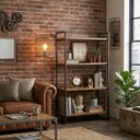 Ver imagem 2 de Kit Estrutura Estante Industrial 3 Prateleiras 60x104x40 cm