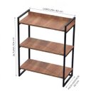 Ver imagem 3 de Kit Estrutura Estante Industrial 3 Prateleiras 60x104x40 cm