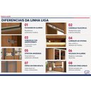 Ver imagem 5 de Quarto Modulado Solteiro Liga 5PÇS 6PTS QM31 Off Kappesberg