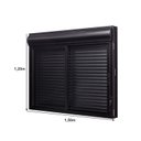 Ver imagem 3 de Janela de Aluminio Veneziana com Persiana Integrada 120x150cm 2 Folhas Moveis Ultra Ramassol