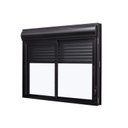 Ver imagem 7 de Janela de Aluminio Veneziana com Persiana Integrada 120x150cm 2 Folhas Moveis Ultra Ramassol Preto
