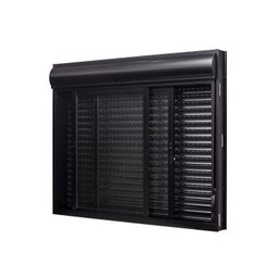 Janela de Aluminio Veneziana com Persiana Integrada 120x150cm 2 Folhas Moveis Ultra Ramassol - 2