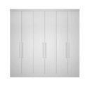 Ver imagem 1 de Modulo Para Guarda Roupa Com 6 Portas E 6 Gavetas Branco