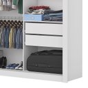 Ver imagem 6 de Guarda Roupa Solteiro 4 Espelhos 2 Portas de Correr Roma New Espresso Móveis