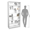 Ver imagem 2 de ESTANTE PARIS M4.2020.B MDF S FUNDO (QUARTO, SALA, ORGANIZA) MUNDI MOVEIS
