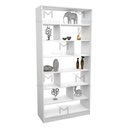 Ver imagem 5 de ESTANTE PARIS M4.2020.B MDF S FUNDO (QUARTO, SALA, ORGANIZA) MUNDI MOVEIS