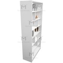 Ver imagem 6 de ESTANTE PARIS M4.2020.B MDF S FUNDO (QUARTO, SALA, ORGANIZA) MUNDI MOVEIS