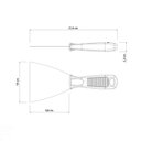 Ver imagem 4 de Espátula Flexível 10 Cm Tramontina em Aço Carbono com Cabo de Polipropileno Tramontina