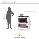 Ver imagem 3 de Balcão para Cooktop 4 Bocas 2 Nichos para Forno Turim