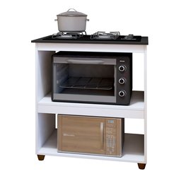 Balcão para Cooktop 4 Bocas 2 Nichos para Forno Turim  - 9
