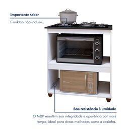 Balcão para Cooktop 4 Bocas 2 Nichos para Forno Turim - 8