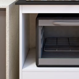 Balcão para Cooktop 4 Bocas 2 Nichos para Forno Turim - 9