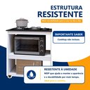 Ver imagem 7 de Balcão para Cooktop 4 Bocas 2 Nichos para Forno Turim