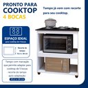 Ver imagem 6 de Balcão para Cooktop 4 Bocas 2 Nichos para Forno Turim