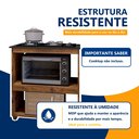 Ver mais imagens de Balcão para Cooktop 4 Bocas 2 Nichos para Forno Turim