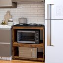 Ver imagem 1 de Balcão para Cooktop 4 Bocas 2 Nichos para Forno Turim