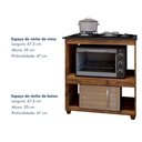 Ver imagem 7 de Balcão para Cooktop 4 Bocas 2 Nichos para Forno Turim
