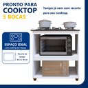 Ver imagem 7 de Balcão para Cooktop 5 Bocas 2 Nichos para Forno Turim