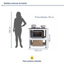 Ver imagem 3 de Balcão para Cooktop 5 Bocas 2 Nichos para Forno Turim