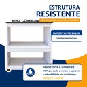 Ver mais imagens de Balcão para Cooktop 5 Bocas 2 Nichos para Forno Turim