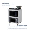 Balcão para Cooktop 5 Bocas 2 Nichos para Forno Turim - 8