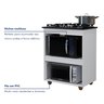 Balcão para Cooktop 5 Bocas 2 Nichos para Forno Turim - 5