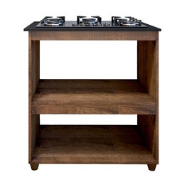 Balcão para Cooktop 5 Bocas 2 Nichos para Forno Turim  - 10